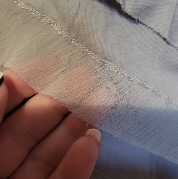 Ann Taylor Loft Gray Ruffle Sleeveless Blouse Size Small - Picture 5 of 8